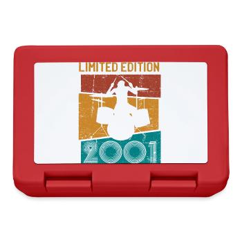 Vintage 2001 Drummer Limited Edition 20 Jahre alt 2 - Brotdose - Rot - Vorne