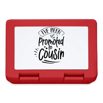 J’ai été promu cousin disant cousin - Boîte à goûter - rouge - Devant
