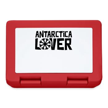 Antarctica Lover Penguin Antarctique Pôle Sud - Boîte à goûter - rouge - Devant