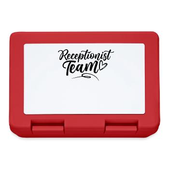 Reception team Reception Receptionist - Lunchbox - red - Front