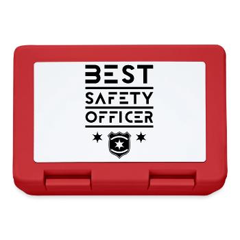 Bester Sicherheitsbeauftragter Sicherheit Security - Brotdose - Rot - Vorne