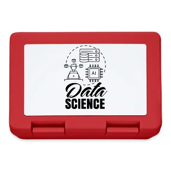Data Science Datenwissenschaft Beruf Scientist - Brotdose - Rot - Vorne