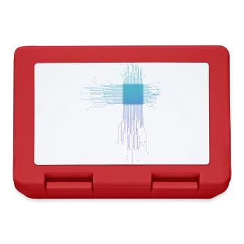 Electronics Technician Computer Scientist Gift - Lunchbox - red - Front