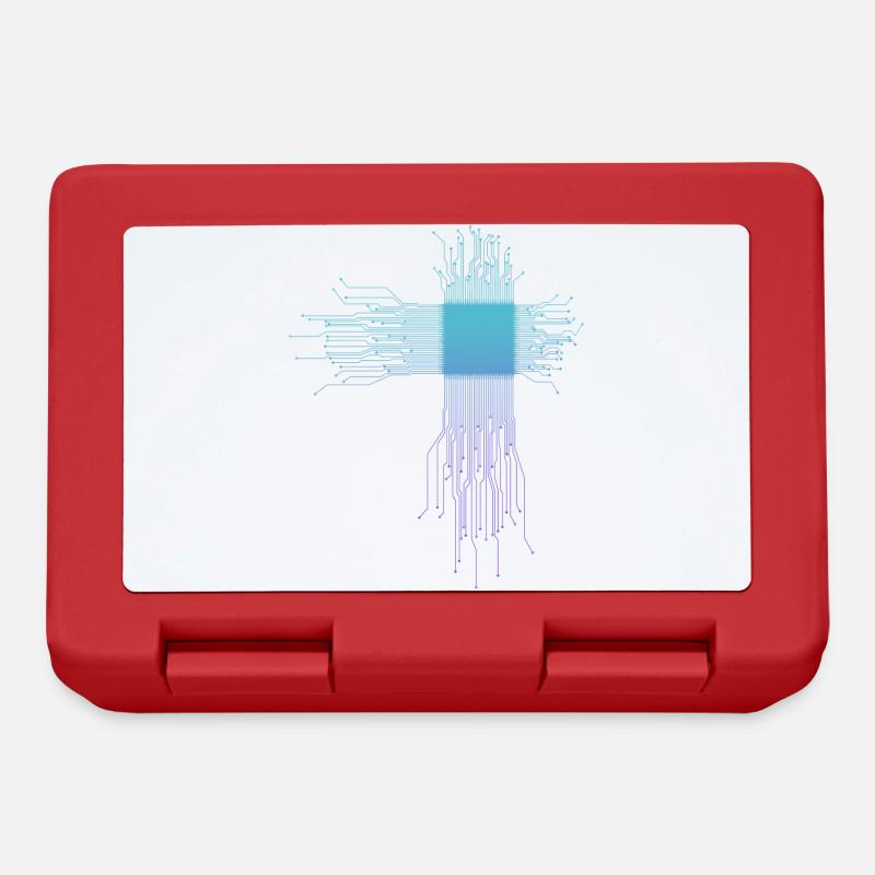 Elektroniker Informatiker Geschenk - Brotdose - Rot
