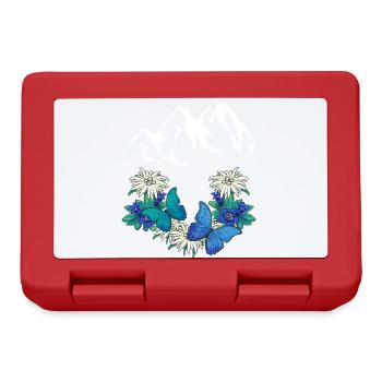 Austria Switzerland Dolomites Salzburg South Tyrol Alm - Lunchbox - red - Front
