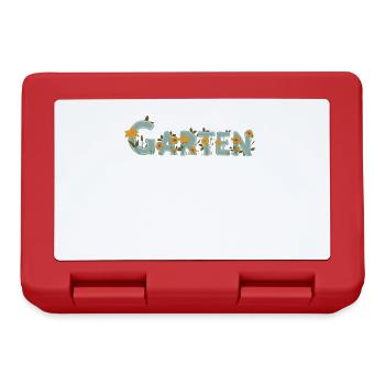 Garden - Gardening - Gardener - Flower plants - Lunchbox - red - Front