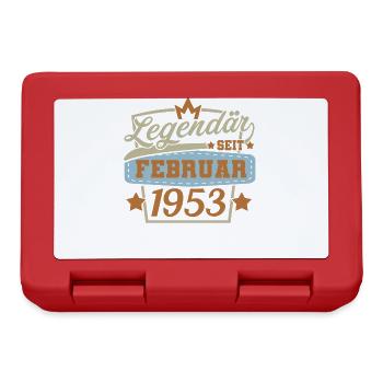 Legendär seit februar 1953 - Brotdose - Rot - Vorne