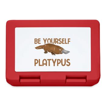 Platypus - Lunchbox - red - Front