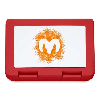 Bighorn sheep - Lunchbox - red - Front