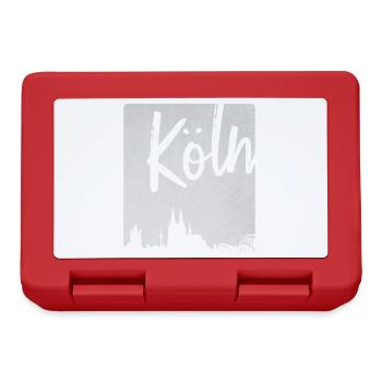 Köln - Brotdose - Rot - Vorne