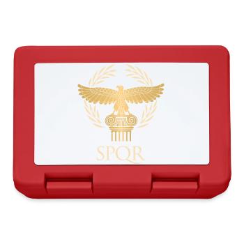 SPQR - Drapeau empire et république Rome antique - Boîte à goûter - rouge - Devant