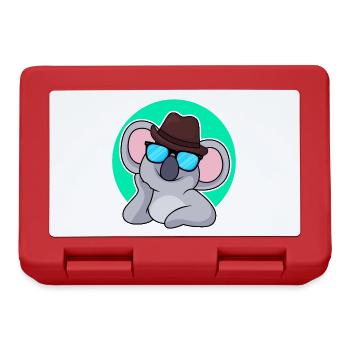 Détective Koala - Boîte à goûter - rouge - Devant