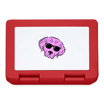 Best Pink Dog Mama - Lunchbox - red - Front