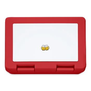 Beers Over Iron Circular Logo - Lunchbox - red - Front