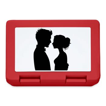 Couple Wedding Couple Marriage - Lunchbox - red - Front
