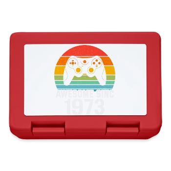 1973 Birthday Gift For All Gamers 1973 - Lunchbox - red - Front