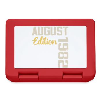 Anniversaire Août 1982 - Edition Limitée Août 1982 - Boîte à goûter - rouge - Devant