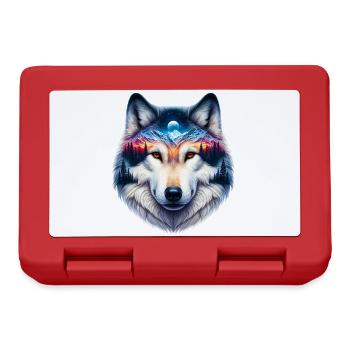 Wolf - Lunchbox - red - Front