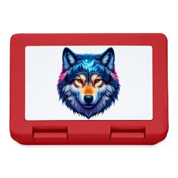 Wolf - Brotdose - Rot - Vorne