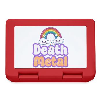 Death metal - Lunchbox - red - Front