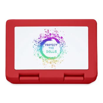 trans, pride, LGBT,regenbogen, protect the dolls - Brotdose - Rot - Vorne