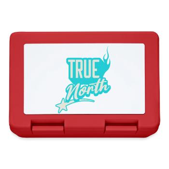 Conception graphique inspirante du Grand Nord - Boîte à goûter - rouge - Devant
