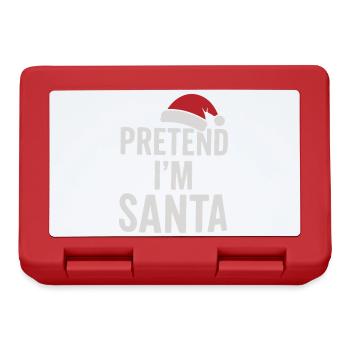 Pretend I'm Santa Claus - Lunchbox - red - Front