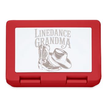 Linedance Oma Boots Hut - Brotdose - Rot - Vorne
