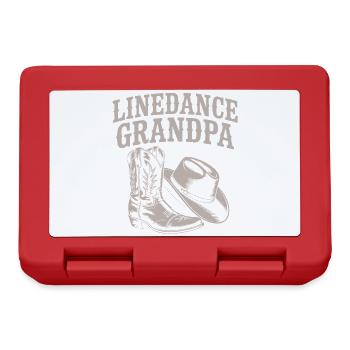Linedance Opa Boots - Brotdose - Rot - Vorne