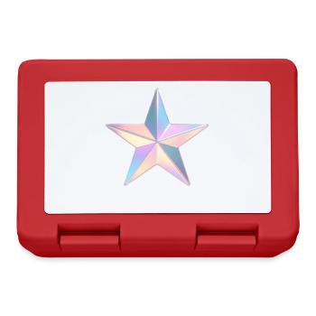 Pastel Iridezed Star - Lunchbox - red - Front