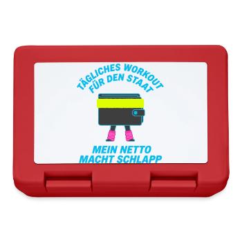 Daily workout for the state - Lunchbox - red - Front