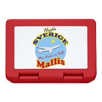 Mallis trip in sunshine by plane - Lunchbox - red - Front