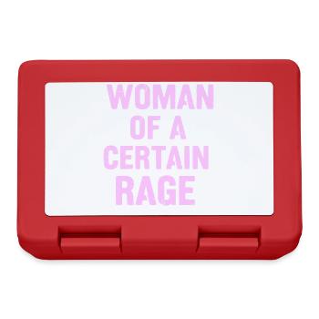 Woman of a Certain Rage Pink Gift Women - Lunchbox - red - Front