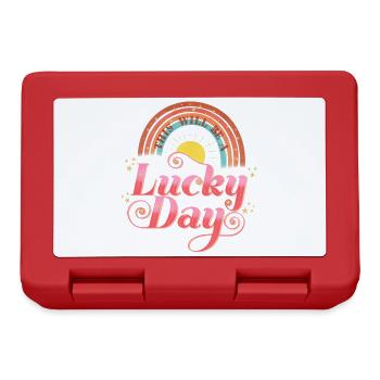 Lucky day - Lunchbox - red - Front