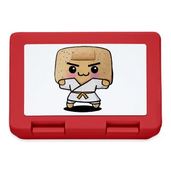 Karate Toast - Brotdose - Rot - Vorne