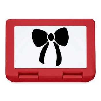 Bow large / bow - party - firm - Lunchbox - red - Front