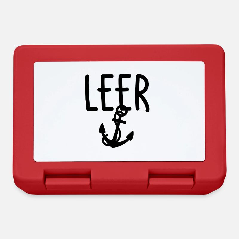 Leer - Brotdose - Rot