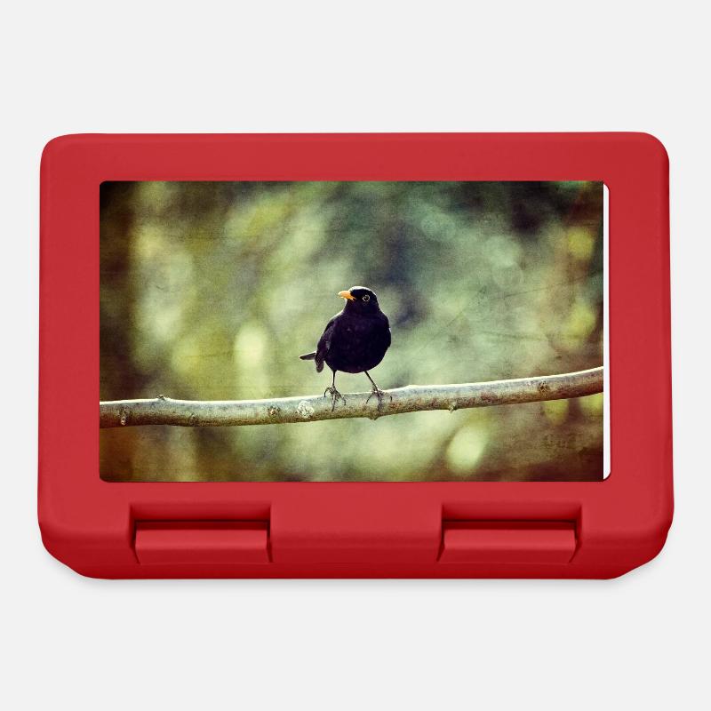 The blackbird - Lunchbox - red
