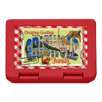 National Lampoon's Christmas Vacation Xmas Card - Lunchbox - red - Front