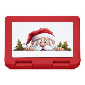 Santa Christmas time - Lunchbox - red - Front