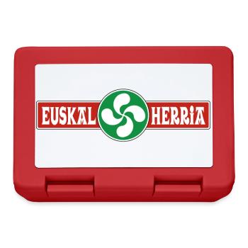 Basque Country logo - Lunchbox - red - Front
