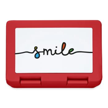 Smile Font - Lunchbox - red - Front