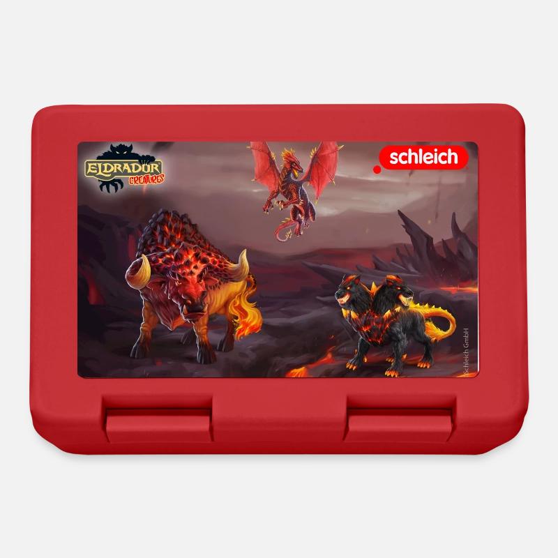 Schleich Eldrador Lava Fighters Lunch Box - Lunch box - rosso