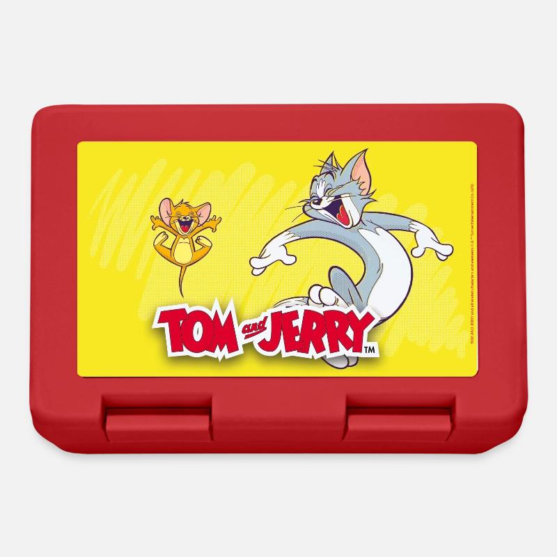 Tom et Jerry Saut Happy - Boîte à goûter - rouge