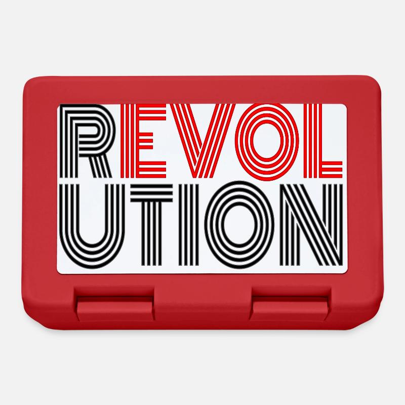 Manifestation de manifestation Antifa du soulèvement de la révolution - Boîte à goûter - rouge