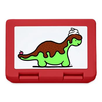 Dino - Brotdose - Rot - Vorne