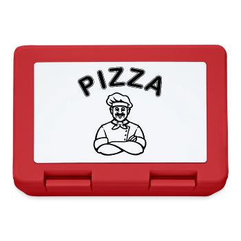 Pizza Pizzaiolo Street Food - Lunchbox - red - Front