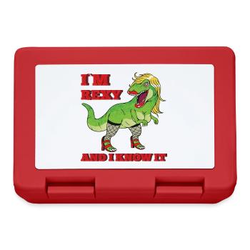 Rexy And I Know It - Lunchbox - red - Front