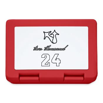 two thousand 24, 2024 New Year, Motivation, Baby - Lunchbox - red - Front