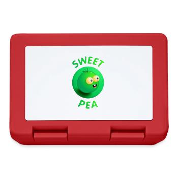 Sweet Pea - Brotdose - Rot - Vorne